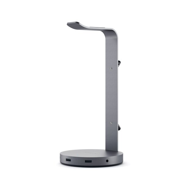 Satechi Aluminum Headphone Stand Hub - Space Grey (Grau)