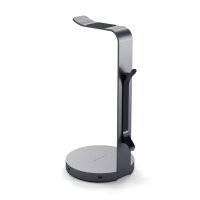 Satechi Aluminum Headphone Stand Hub - Space Grey (Grau)