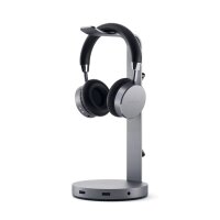 Satechi Aluminum Headphone Stand Hub - Space Grey (Grau)