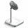 Satechi Magnetic 2-in-1 Wireless Charging Stand - Space Gray (Gray)