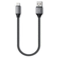 Satechi USB-A to Lightning Short Cable 25 cm - Space Gray...