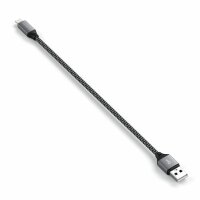 Satechi USB-A to Lightning Short Cable 25 cm - Space Gray (Grau)