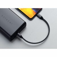 Satechi USB-A to Lightning Short Cable 25 cm - Space Gray (Grau)