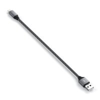 Satechi USB-A to Lightning Short Cable 25 cm - Space Gray (Grau)
