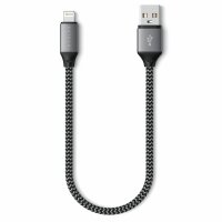 Satechi USB-A to Lightning Short Cable 25 cm - Space Gray (Grau)