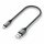 Satechi USB-A to Lightning Short Cable 25 cm - Space Gray (Grau)