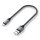 Satechi USB-A to Lightning Short Cable 25 cm - Space Gray (Grau)
