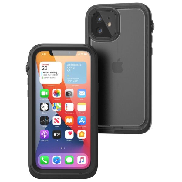 "Catalyst" vandeniui atsparus dėklas "Apple iPhone 12" - Stealth Black