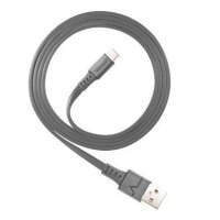 Ventev Original flaches Lade- und Datenkabel - USB-C auf USB-A - 1m - Grau