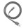 Ventev Original flaches Lade- und Datenkabel - USB-C auf USB-A - 1m - Grau