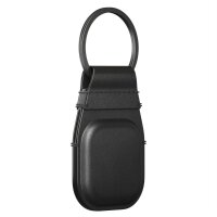 Nomad Airtag Leather Keychain - Schwarz