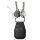 Nomad Airtag Leather Keychain - Schwarz