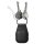 Nomad Airtag Leather Keychain - Schwarz