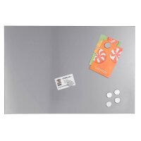 Zeller magnetic board stainless steel 40.0 x 60.0 cm - silver
