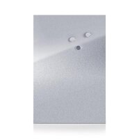 Zeller magnetic board stainless steel 40.0 x 60.0 cm - silver