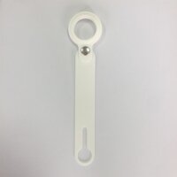 Cyoo Case für Apple AirTag - Silikon Schutzhülle / Anhänger - Weiss