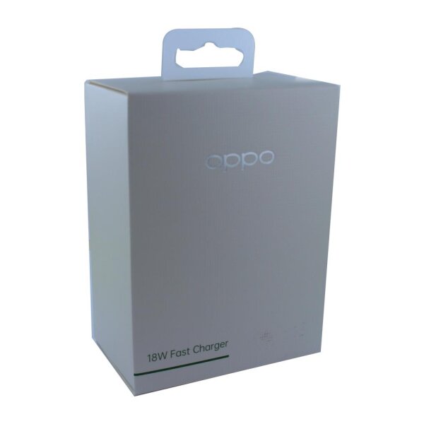 OPPO Vooc Charger - 18W  - Weiss - Schnellladegerät - Original Netzteil Ladekabel