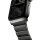 Nomad Strap Stainless Steel V2 Armband for Apple Watch 42/44/45/49 mm - Graphite black (Black)