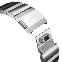 Nomad Strap Stainless Steel V2 Armband für Apple Watch 42/44/45/49 mm - Silber