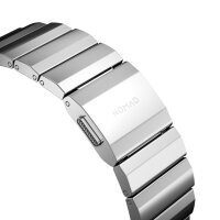 Nomad Strap Stainless Steel V2 Armband für Apple Watch 42/44/45/49 mm - Silber