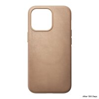 Funda moderna Nomad MagSafe de piel natural para iPhone 13 Pro