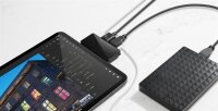 Twelve South StayGo Mini Compact USB-C Hub - Schwarz