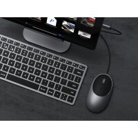 Satechi C1 USB-C Wired Mouse - space gray (Grau)