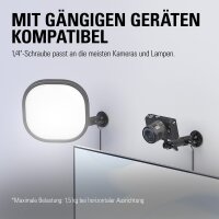 Elgato Wall Mount Wandhalterung mit Gelenkarm für Kameras, Beleuchtung - Schwarz