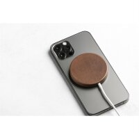 Custodia in pelle Nomad per cavo MagSafe - Marrone rustico