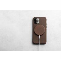 Custodia in pelle Nomad per cavo MagSafe - Marrone rustico
