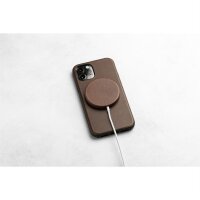 Custodia in pelle Nomad per cavo MagSafe - Marrone rustico