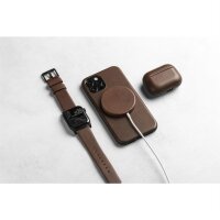 Custodia in pelle Nomad per cavo MagSafe - Marrone rustico
