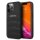 AMG Debossed Lines Hard Cover Leder Schutz Hülle für iPhone 13 mini (5.4) - Schwarz