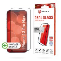 DISPLEX Full Cover Panzerglas (10H) mit Eco-Montagerahmen für Apple iPhone 13 Pro Max
