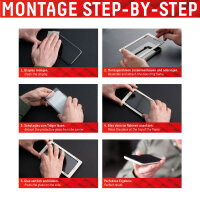 DISPLEX 3in1 UltraCare Panzerglas (10H) mit Eco-Montagerahmen für Apple iPhone 13 mini
