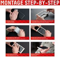 DISPLEX 3in1 UltraCare Panzerglas (10H) mit Eco-Montagerahmen für Apple iPhone 13 Pro Max