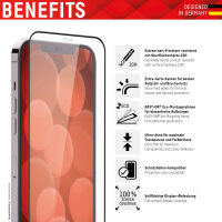 DISPLEX 3in1 UltraCare Panzerglas (10H) mit Eco-Montagerahmen für Apple iPhone 13 Pro Max