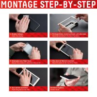 DISPLEX 3in1 UltraCare Panzerglas (10H) mit Eco-Montagerahmen für Apple iPhone 13 Pro Max