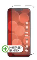 DISPLEX 3in1 UltraCare Panzerglas (10H) mit Eco-Montagerahmen für Apple iPhone 13 Pro Max