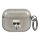 Karl Lagerfeld Glitter Head Schutz Hülle Tasche für Apple Airpods Pro - transparent