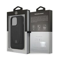 Mercedes Benz Urban Line Hard Cover Schutz Hüle für Apple iPhone 13 mini (5.4) - Schwarz