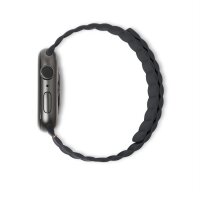 Decoded Silicon Magn. Tract. Strap LITE für Watch 38/40/41mm - Charcoal