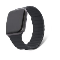 Decoded Silicon Magn. Tract. Strap LITE für Watch 38/40/41mm - Charcoal
