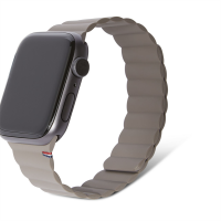 Decoded Silicon Magn. Tract. Strap LITE für Watch 38/40/41mm - Dark Taupe