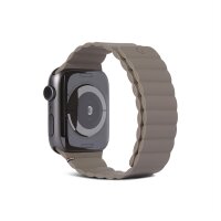 Decoded Silicon Magn. Tract. Strap LITE für Watch 38/40/41mm - Dark Taupe