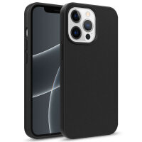 Cyoo BioCase für iPhone 13 Pro Max - Biologisch abbaubar Bio Case Cover Hülle Stoßfest Öko - Schwarz
