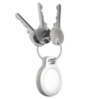 Nomad Rugged Keychain Schlüsselanhänger für AirTag - Weiss