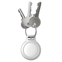 Nomad Rugged Keychain Schlüsselanhänger für AirTag - Weiss