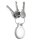 Nomad Rugged Keychain Schlüsselanhänger für AirTag - Weiss