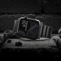 Nomad Strap Titanium V2 für Apple Watch 42/44/45/49 mm - Schwarz